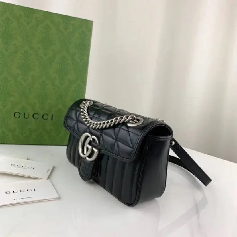 Boutique Quality || 446744 || GG MARMONT MINI SHOULDER BAG