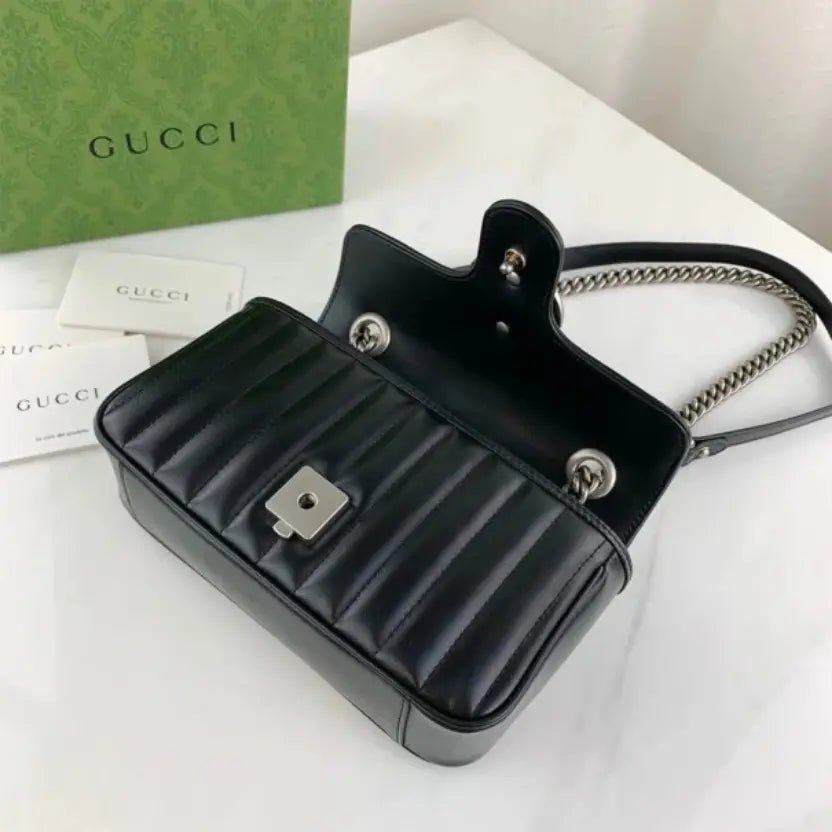 Boutique Quality || 446744 || GG MARMONT MINI SHOULDER BAG