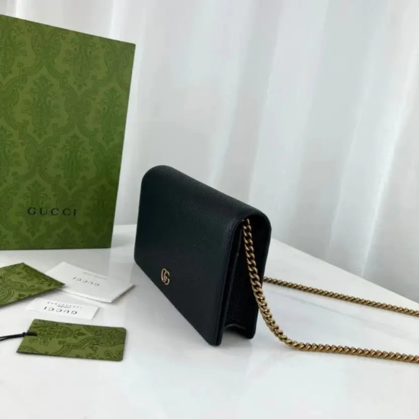 Boutique Quality || 497985 || GG Marmont Chain Wallet