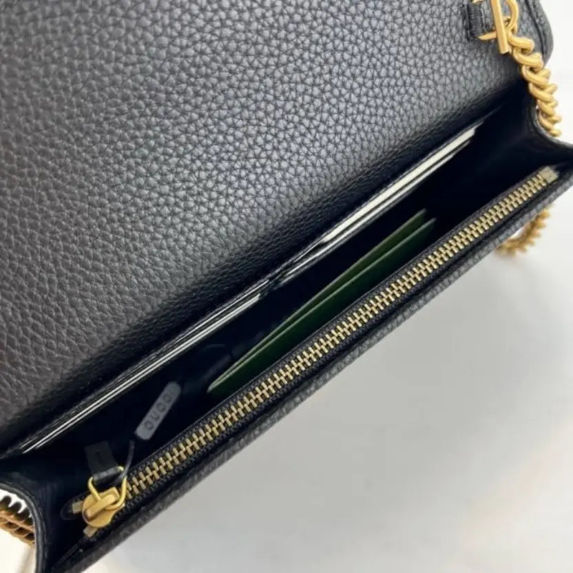Boutique Quality || 497985 || GG Marmont Chain Wallet