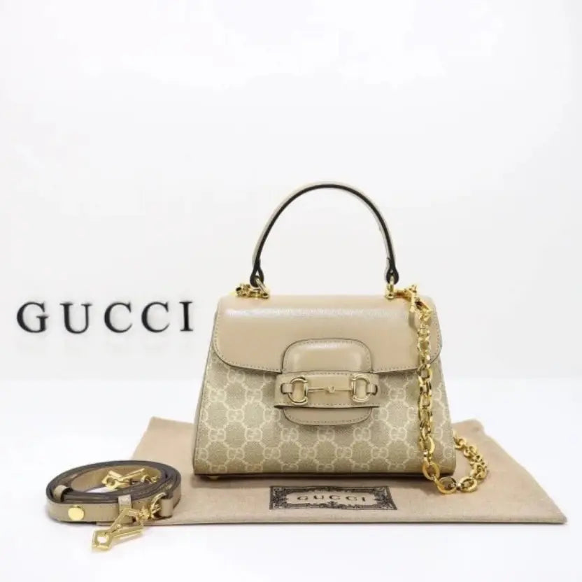 Boutique Quality || 703848 || GUCCI Horsebit 1955 Mini Bag