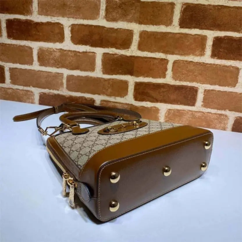 Boutique Quality || 621220 || Gucci Horsebit 1955 Small Top Handle Bag