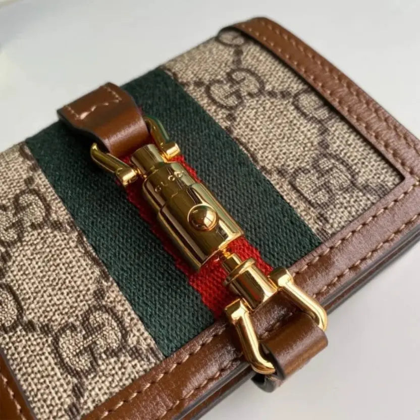 Boutique Quality || 645536 || GG Jackie 1961 Card Case Wallet