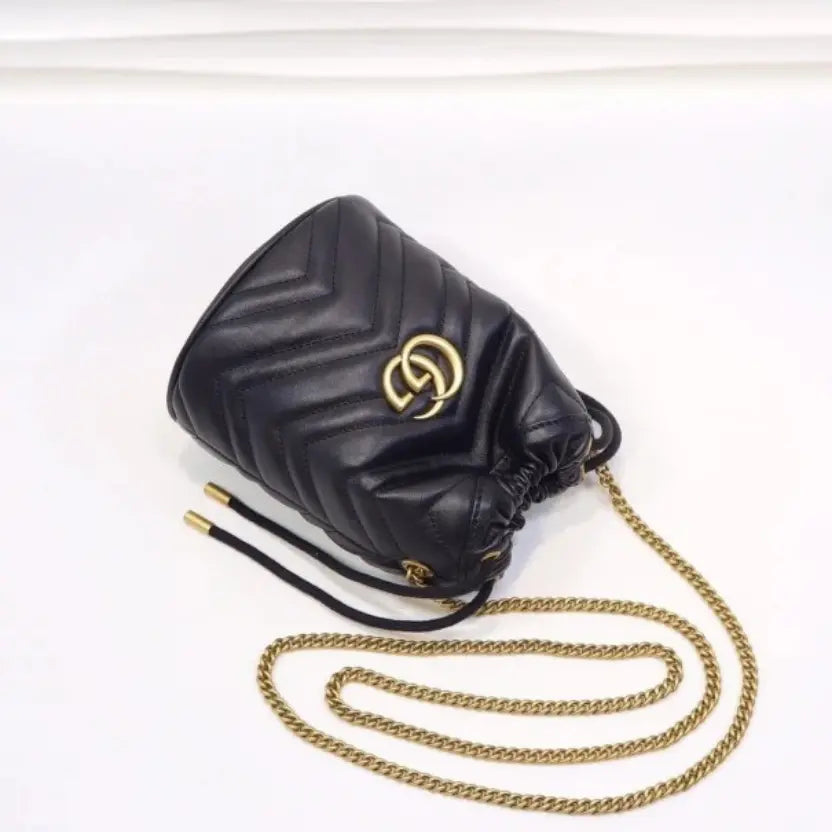 Boutique Quality || 575163 || GG MARMONT Mini Bucket Bag