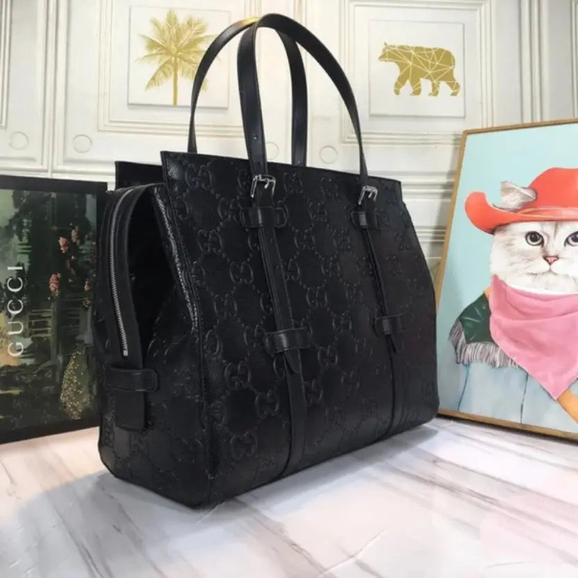 Boutique Quality || 625774 || GG Embossed Tote Bag