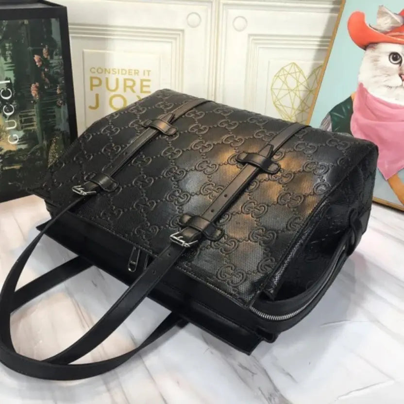 Boutique Quality || 625774 || GG Embossed Tote Bag