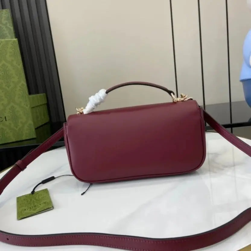 Boutique Quality || 815206 || Gucci Horsebit 1955 Soft Small Top Handle Bag