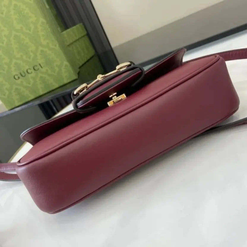 Boutique Quality || 815206 || Gucci Horsebit 1955 Soft Small Top Handle Bag