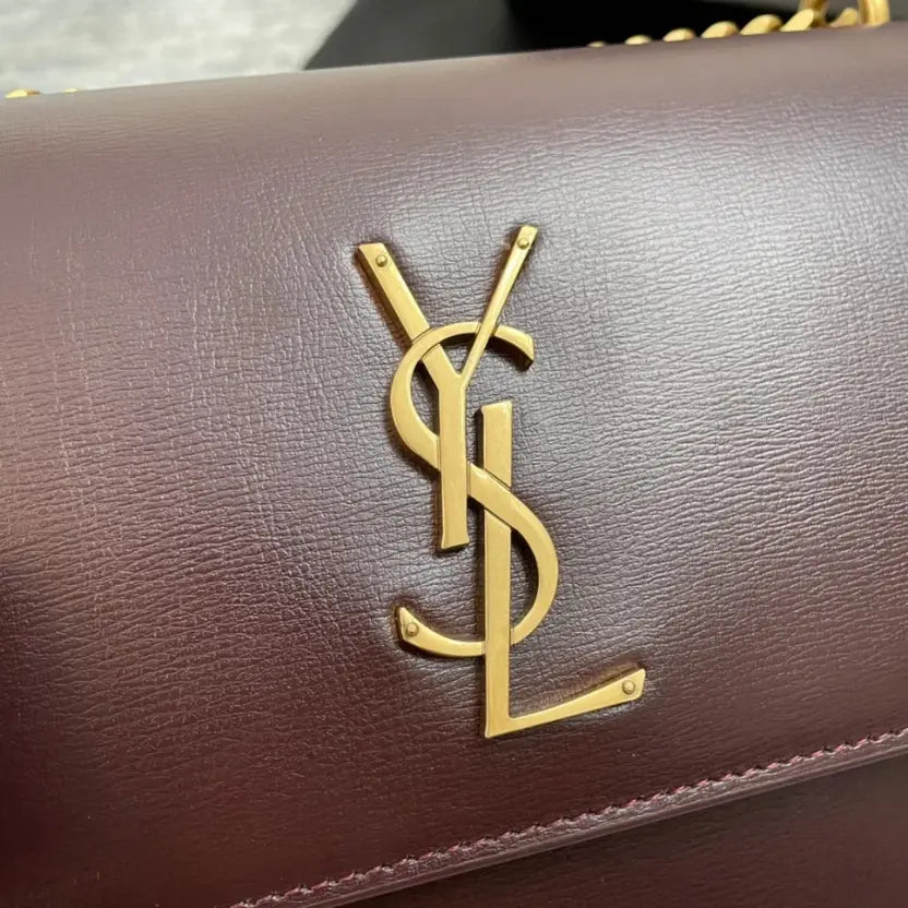 Boutique Quality || YSL Leather Crossbody Bag in Red