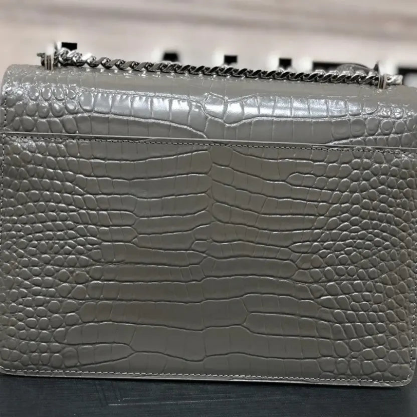 Boutique Quality || YSL Crossbody Bag in Grey