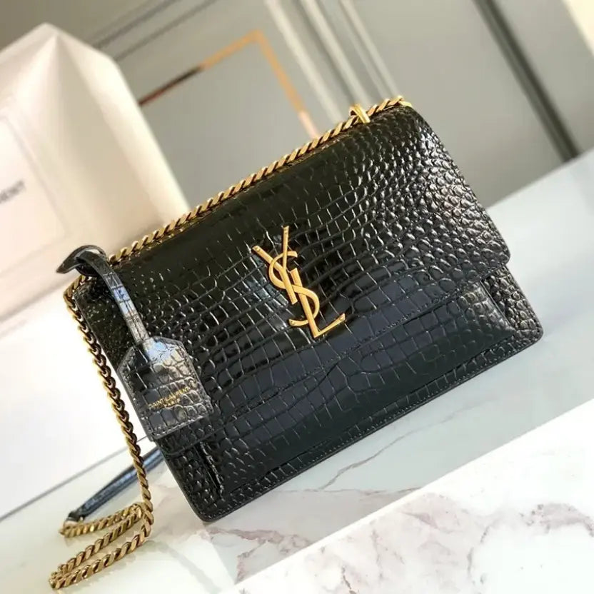 Boutique Quality || YSL MANHATTAN Mini Handbag in Black
