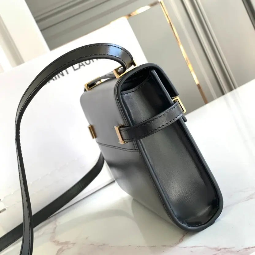 Boutique Quality || YSL MANHATTAN Mini Handbag in Black