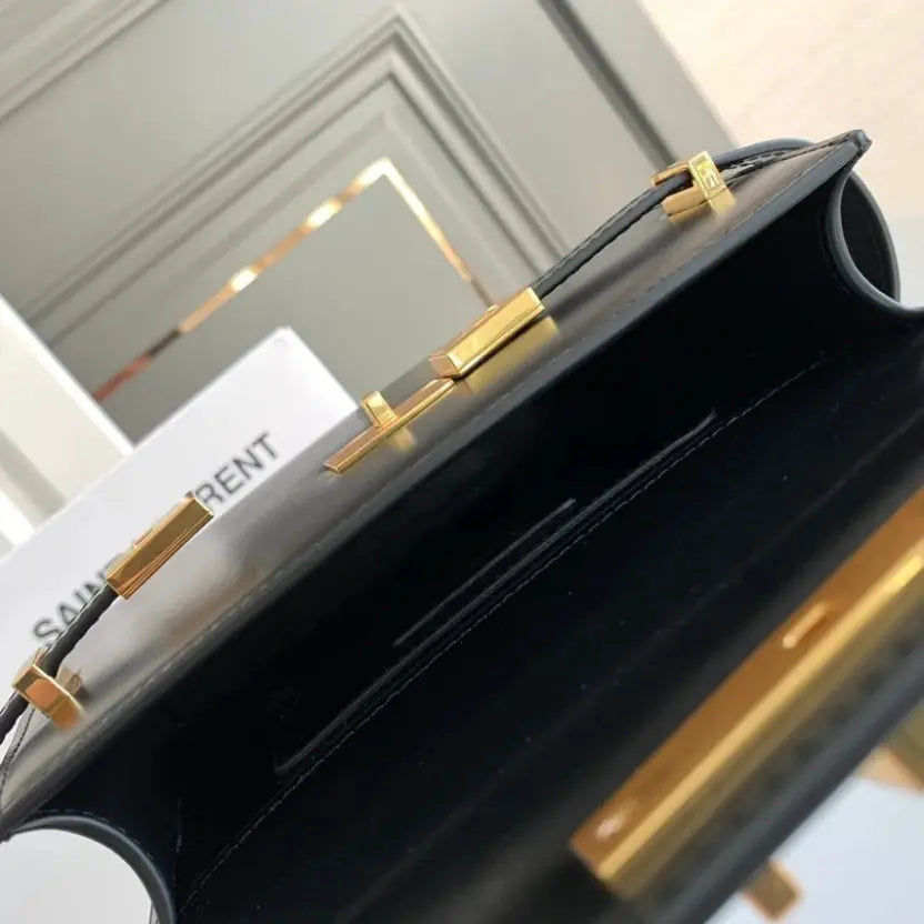 Boutique Quality || YSL MANHATTAN Mini Handbag in Black