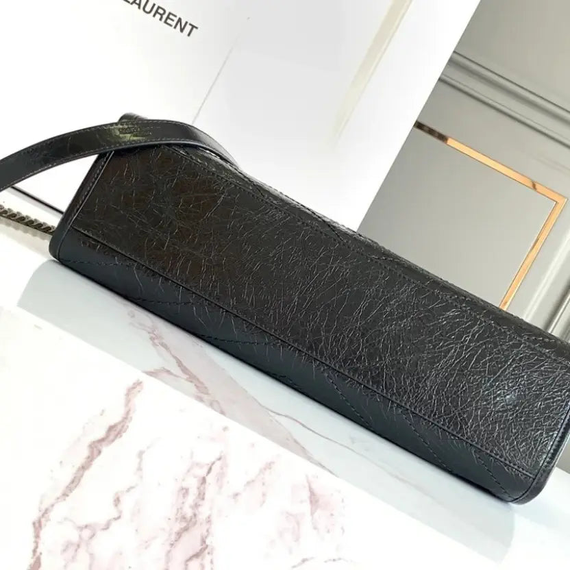 Boutique Quality || YSL Monogrammed Tote Bag in Black