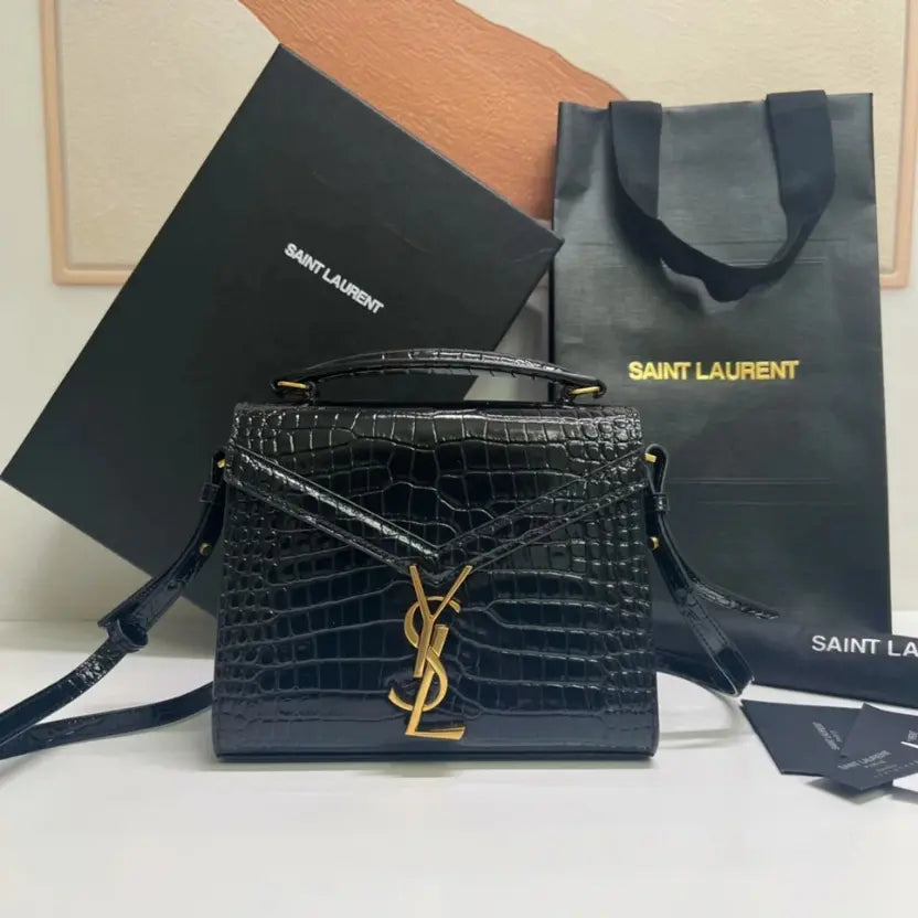 Boutique Quality || YSL Crossbody Body Bag in Black