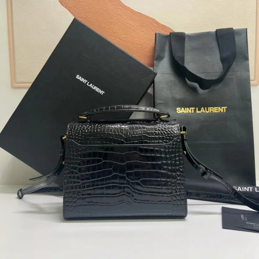 Boutique Quality || YSL Crossbody Body Bag in Black