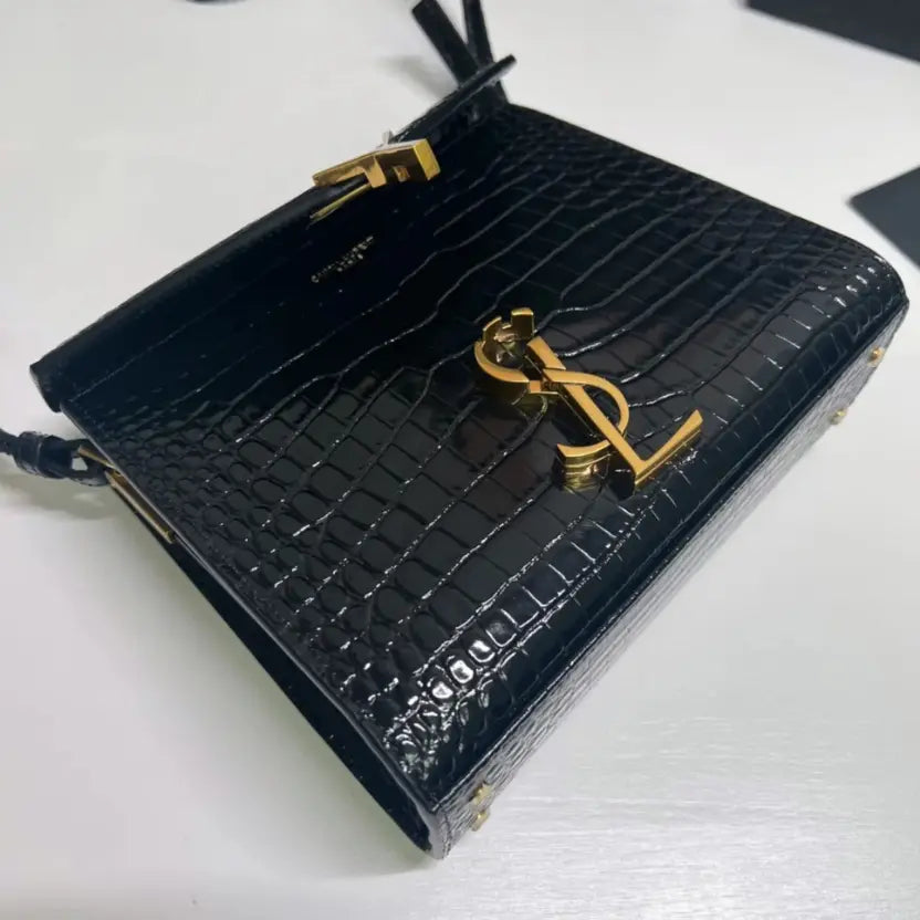 Boutique Quality || YSL Crossbody Body Bag in Black