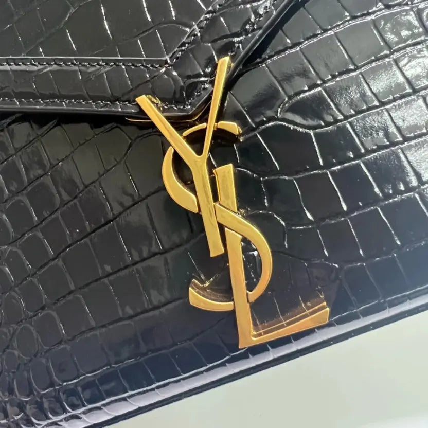 Boutique Quality || YSL Crossbody Body Bag in Black