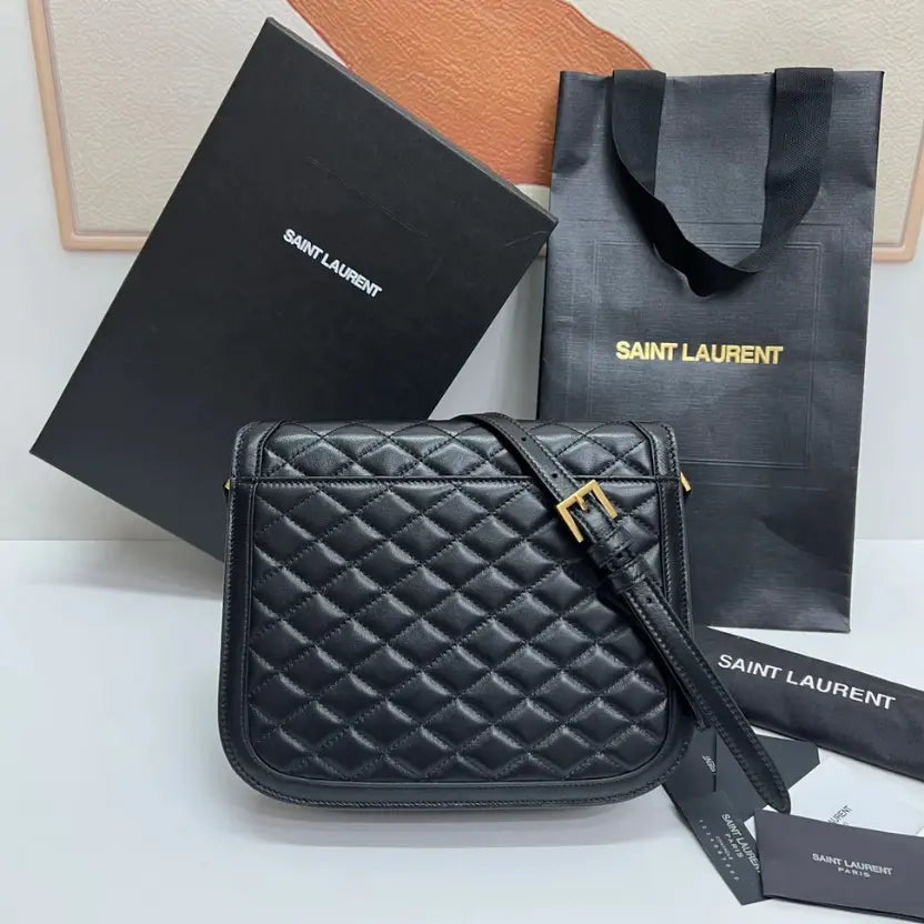 Boutique Quality || YSL Soft Shoulder Bag with a Front Flap