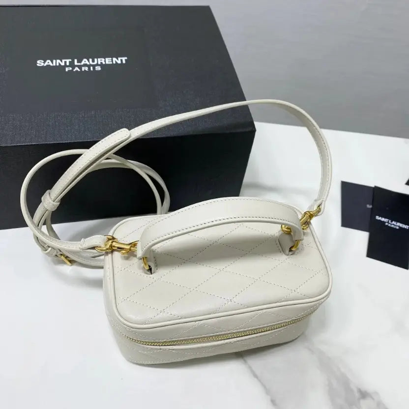 Boutique Quality || YSL Rectangular Box-Shaped Bag in Black