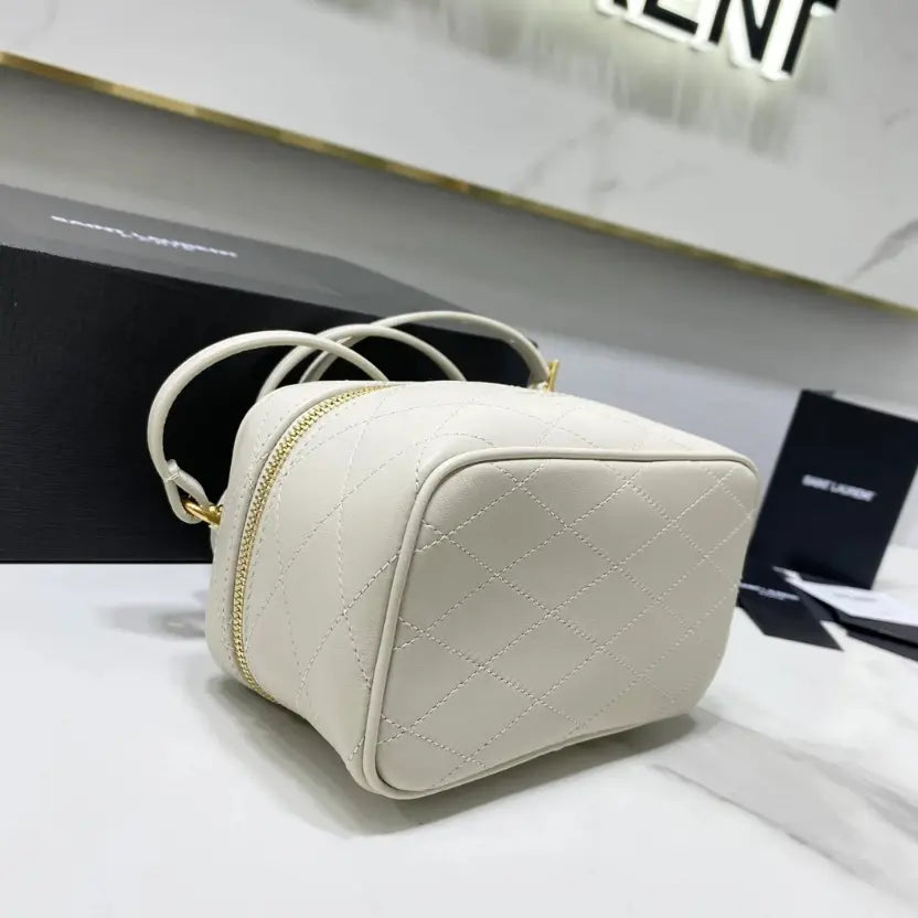 Boutique Quality || YSL Rectangular Box-Shaped Bag in Black