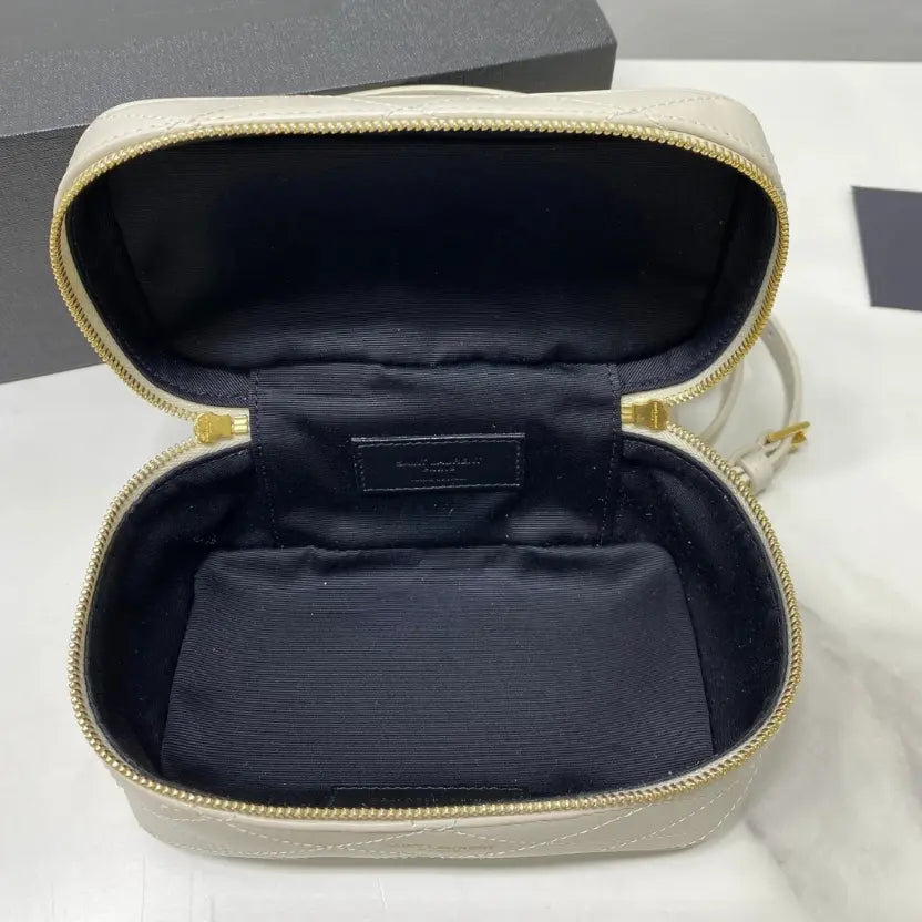 Boutique Quality || YSL Rectangular Box-Shaped Bag in Black