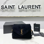Boutique Quality || YSL Y-shaped Crossbody Bag in Black
