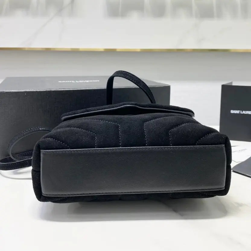 Boutique Quality || YSL Y-shaped Crossbody Bag in Black