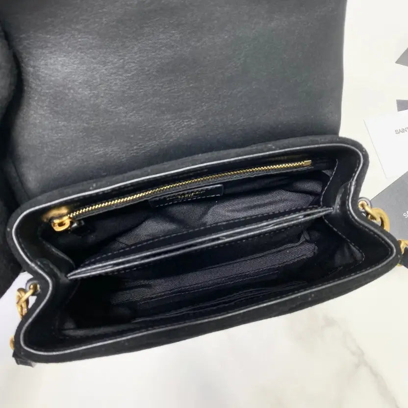 Boutique Quality || YSL Y-shaped Crossbody Bag in Black