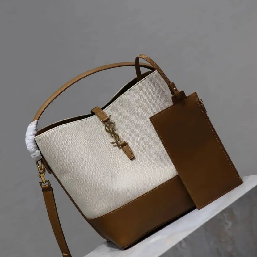 Boutique Quality || YSL Bucket Bag with a Tote Handle