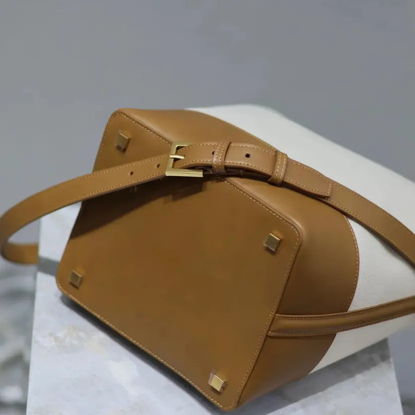 Boutique Quality || YSL Bucket Bag with a Tote Handle