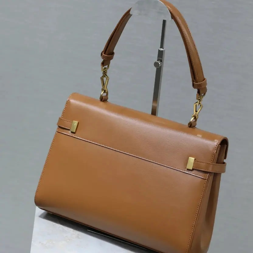 Boutique Quality || YSL Manhattan Baguette Bag in Brown