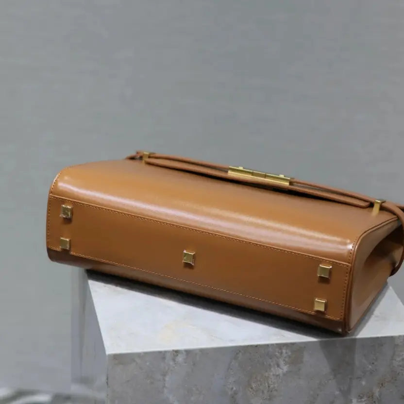 Boutique Quality || YSL Manhattan Baguette Bag in Brown