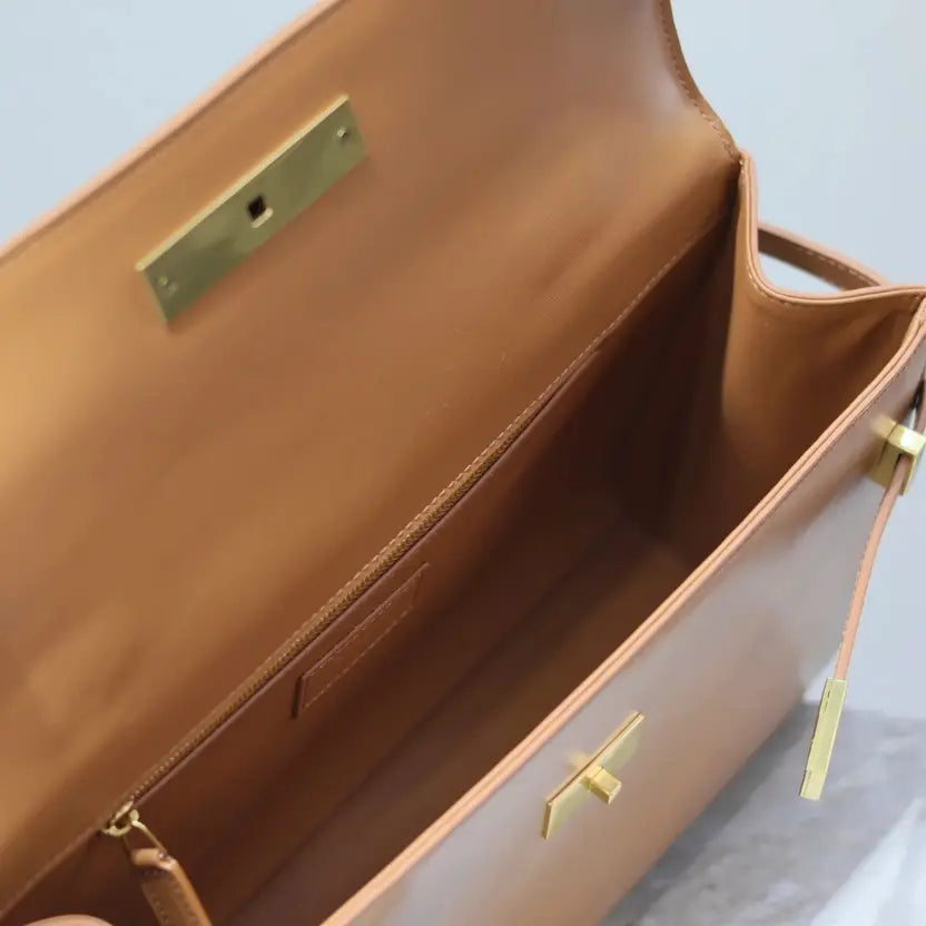 Boutique Quality || YSL Manhattan Baguette Bag in Brown