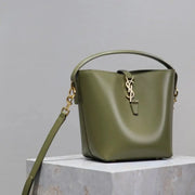 Boutique Quality || YSL Mini Bucket Bag in Green