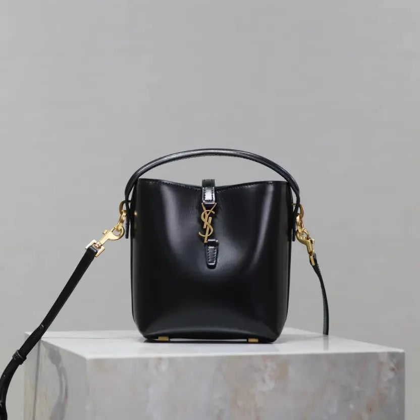 Boutique Quality || YSL Mini Bucket Bag in Black