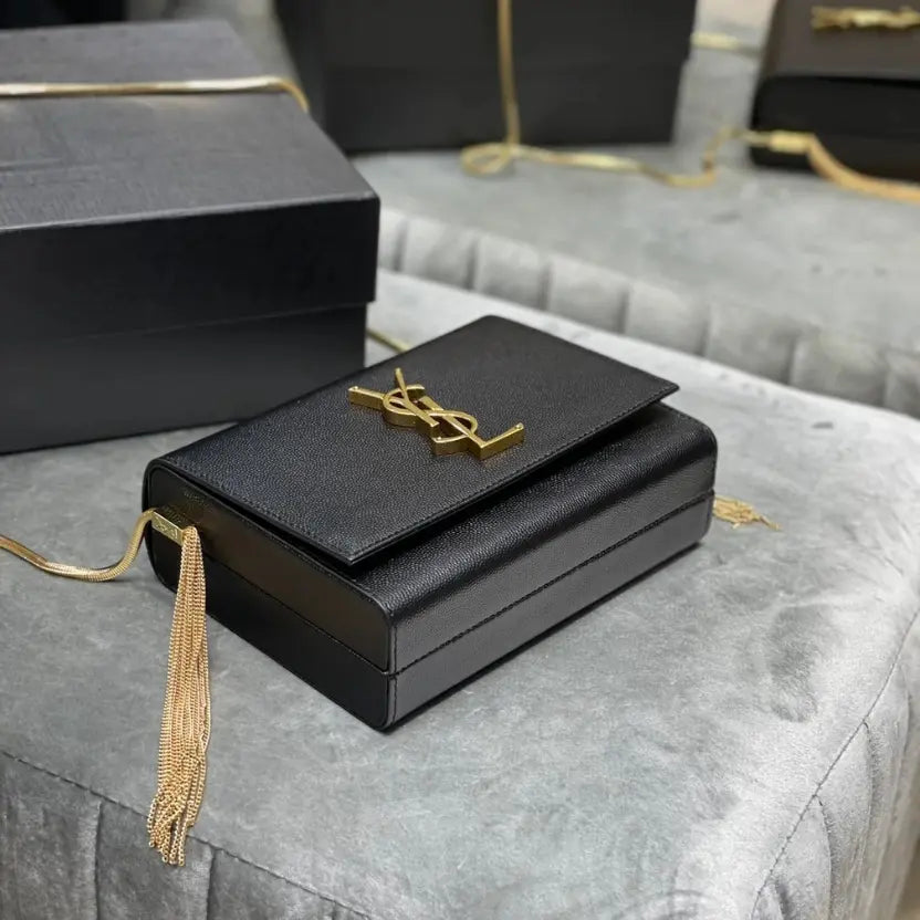 Boutique Quality || YSL KATE BOX BAG in Black