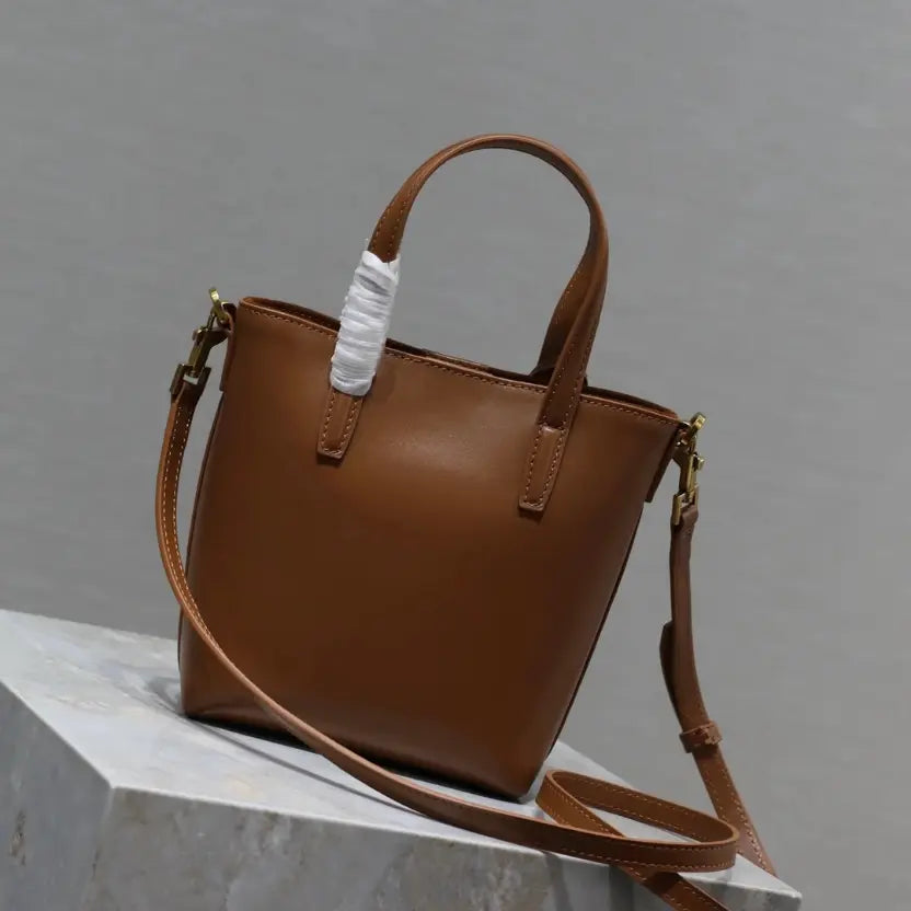 Boutique Quality || YSL Mini Tote Bag in Brown