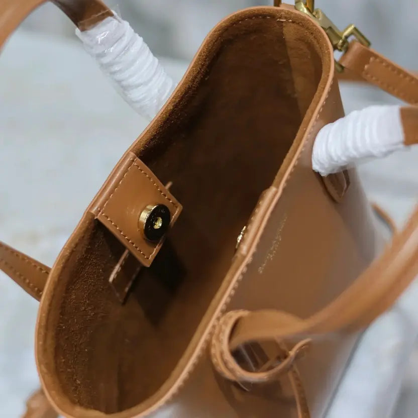 Boutique Quality || YSL Mini Tote Bag in Brown