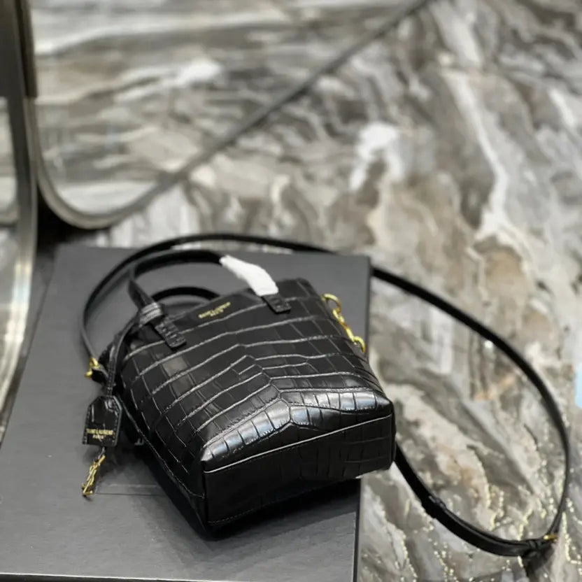 Boutique Quality || YSL Mini Tote Bag in Black