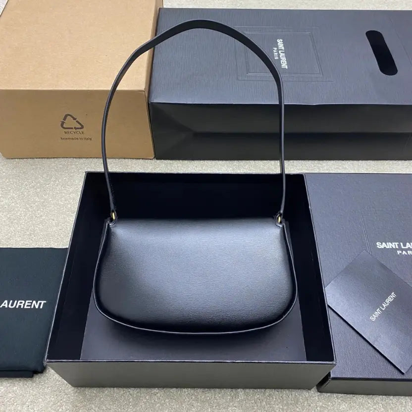 Boutique Quality || YSL Mini Voltaire Shoulder Bag in Black
