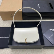 Boutique Quality || YSL Mini Voltaire Shoulder Bag in White