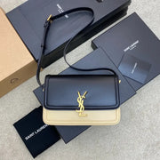 Boutique Quality || YSL Gray Gold Crossbody Bag