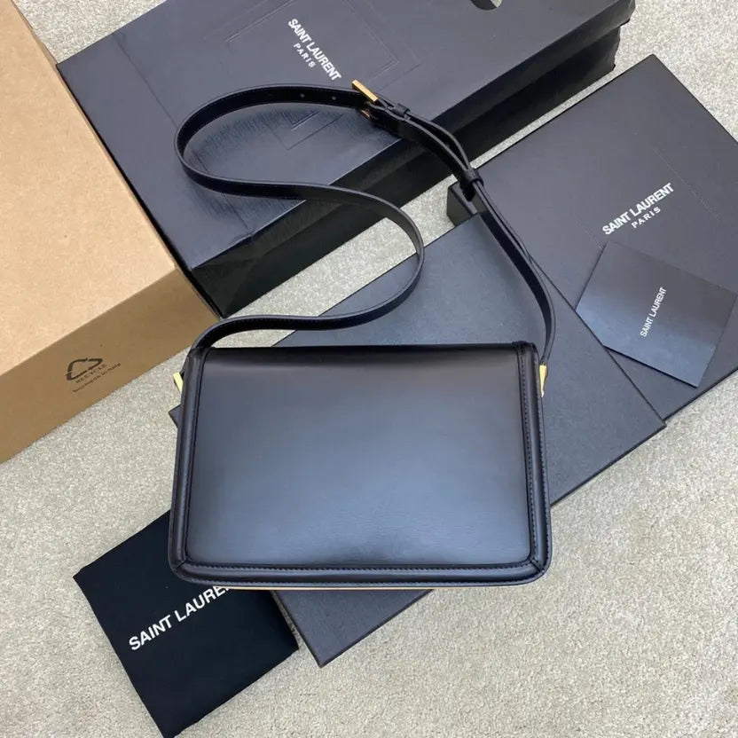 Boutique Quality || YSL Gray Gold Crossbody Bag