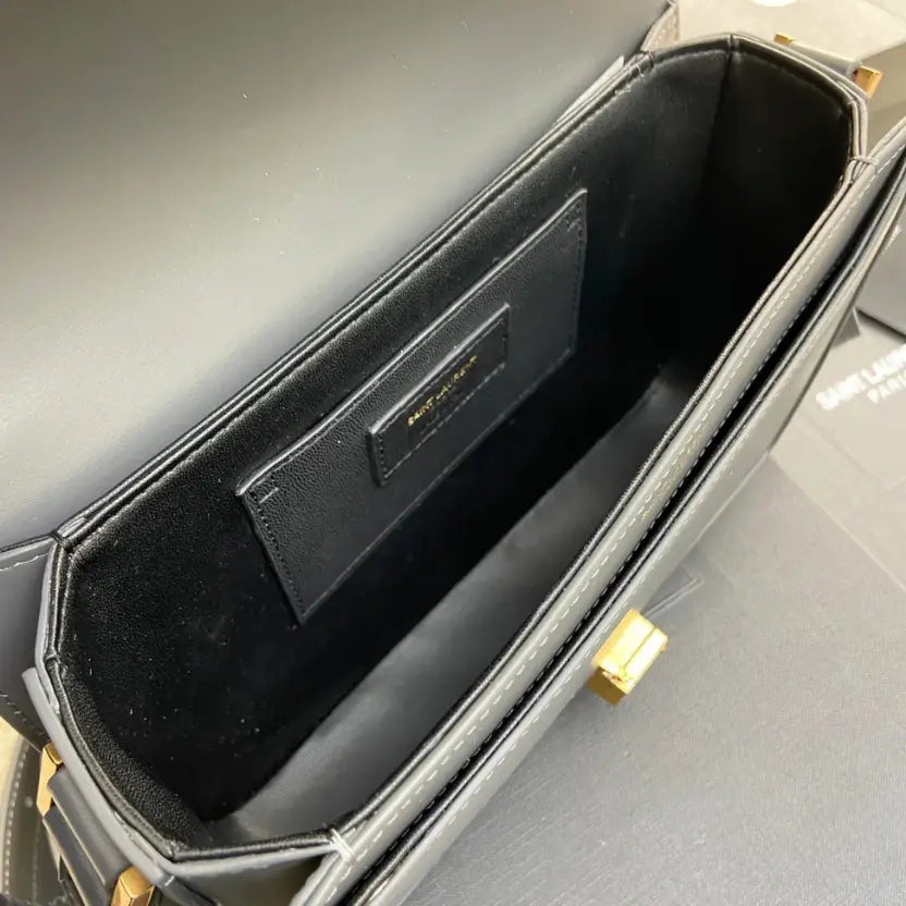 Boutique Quality || YSL Gray Gold Crossbody Bag