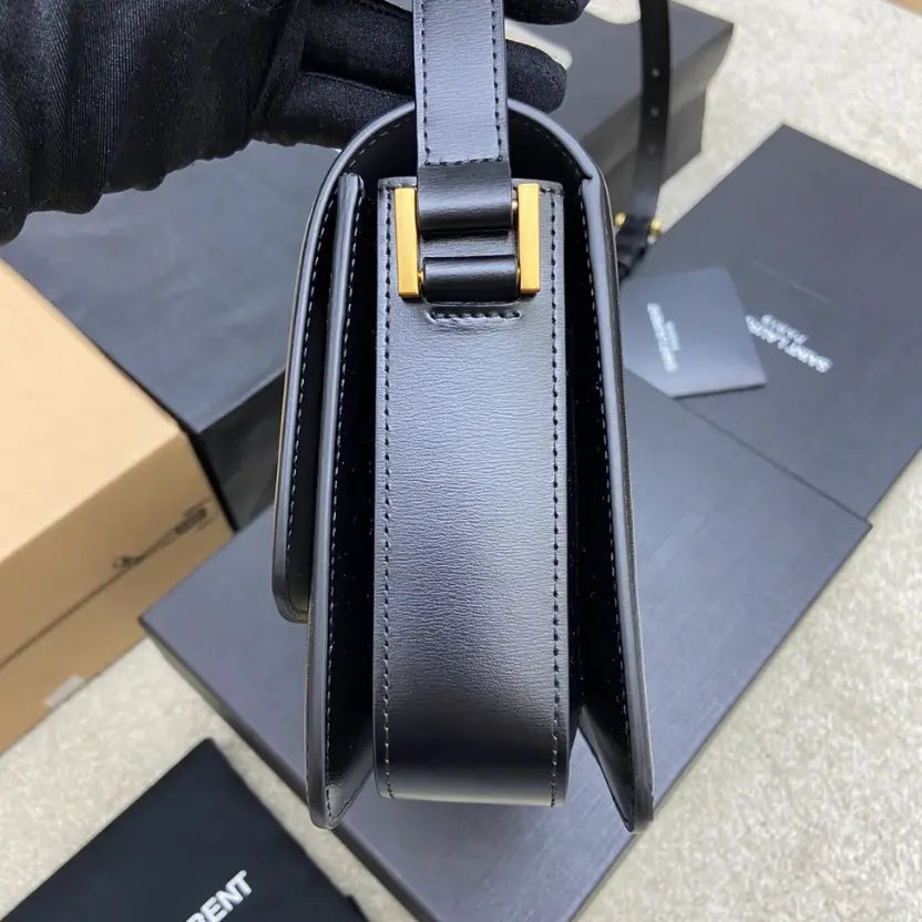 Boutique Quality || YSL Adjustable Crossbody Bag in White and Black