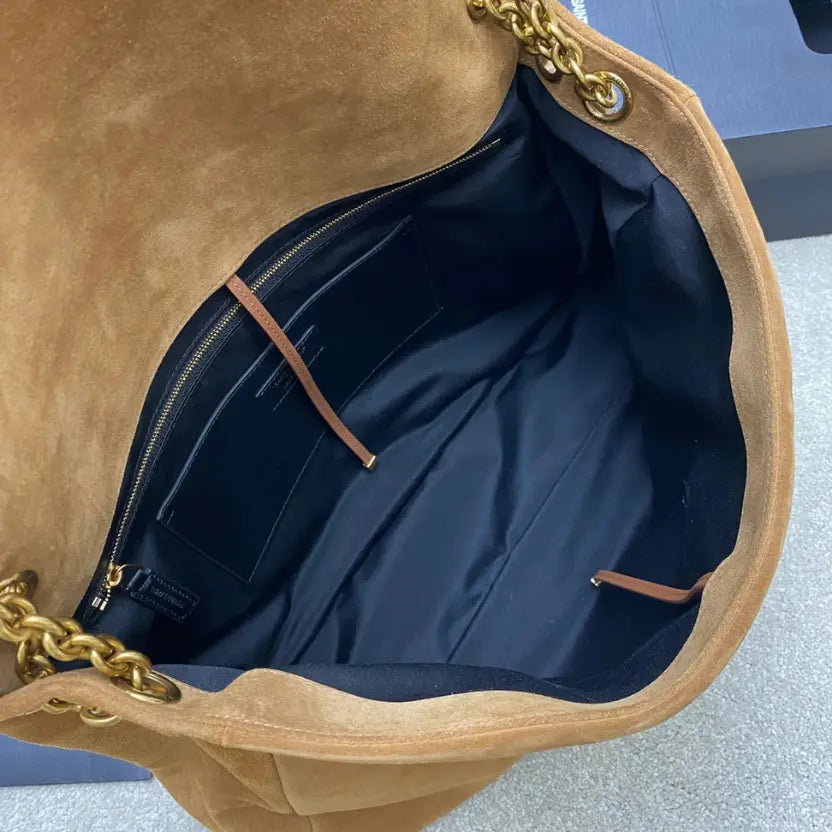 Boutique Quality || YSL Premium BOX Leather Bag