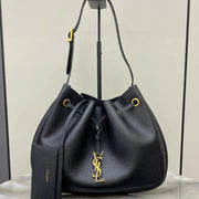 Boutique Quality || YSL Small Hobo Bucket Bag in Black