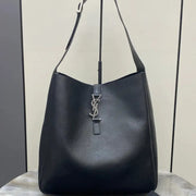 Boutique Quality || YSL Black Large Smooth Leather Handbag