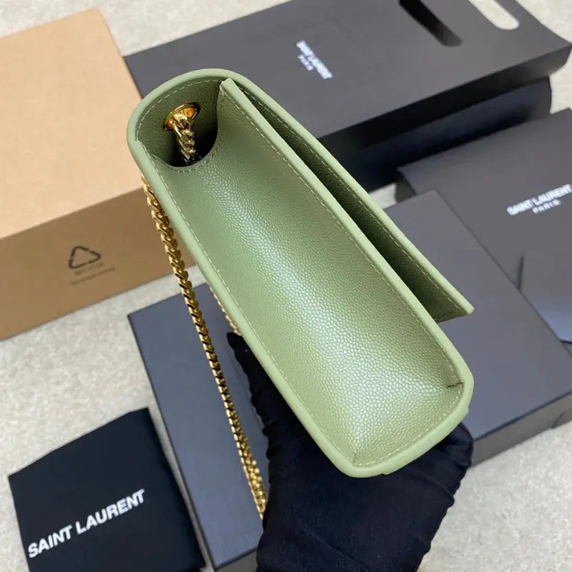 Boutique Quality || YSL Spherical Matcha Kate Chain Crossbody Bag